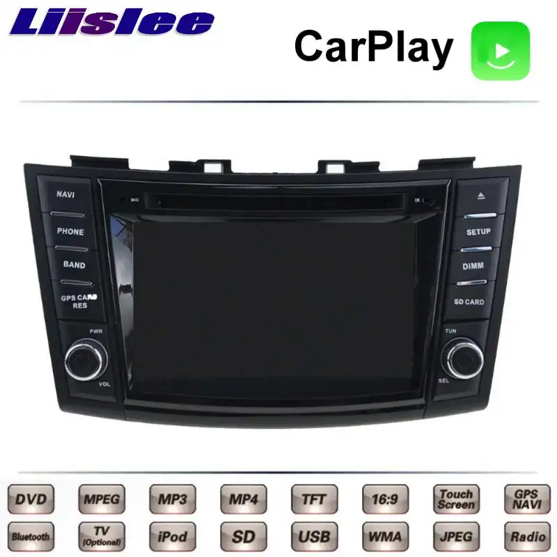 Liislee For Suzuki Swift DZire 3 Maruti 2010~2018 Car Multimedia TV DVD GPS Radio Carplay Original Style Navigation Navi 1