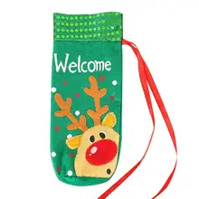 Рождественское красное вино насадка для бутылок в форме лося рождественское шампанское рождественские украшения для бутылок