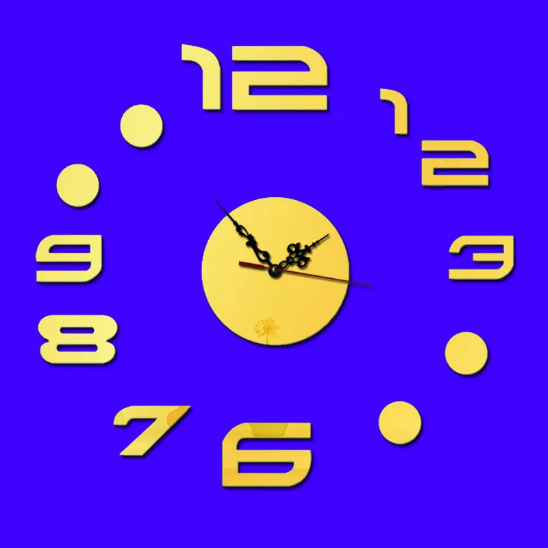 

DIY Digital Wall Clock Modern Design Clocks For Home Decor Acrylic Mirror Stickers DIY Creative Gift Vintage Wall Clock