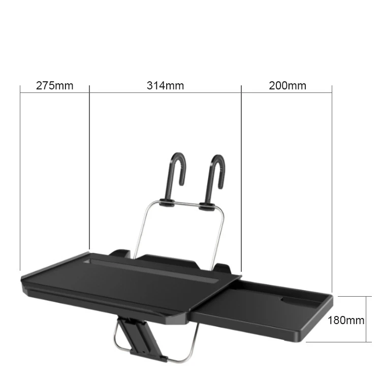 Автомобильный Настольный держатель для планшета на рулевом колесе, компьютерная стойка, органайзер для спинки сиденья автомобиля, лоток для напитков с выдвижным ящиком 3-го поколения