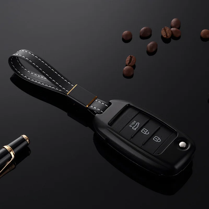 

Aluminum Alloy Car Key Case Shell Cover For Kia Sportage R K3 K4 K5 Ceed Sorento Cerato KX Cross KX5 Car Stying
