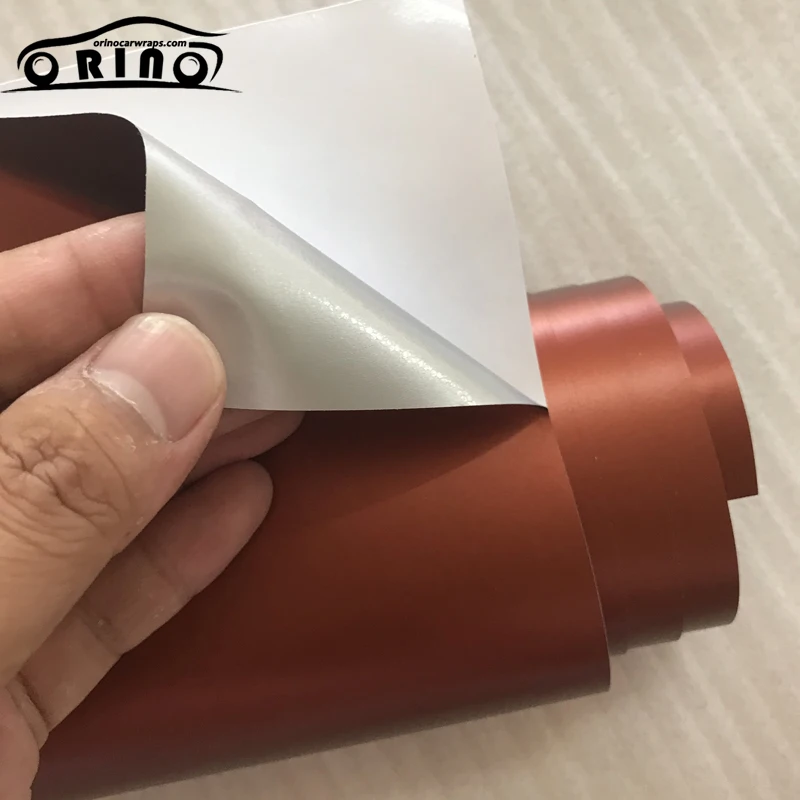 Metallic Chrome Coffee Vinyl Film Wrap-2