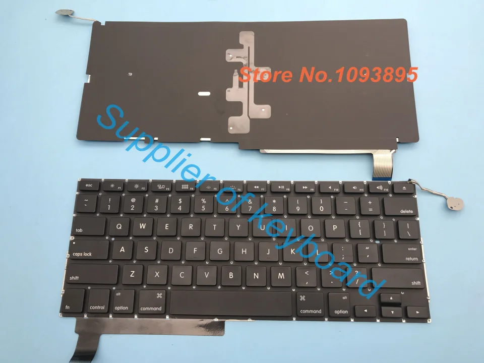 Новая английская клавиатура для Apple Macbook Pro 15 &quotA1286 MC026 MC371 2009-2012 год с подсветкой |