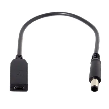 

Jimier Type C USB 3.1 USB-C to DC 20V 7.4 5.0mm Dell HP Power Plug PD Emulator Trigger Charge Cable for Laptop