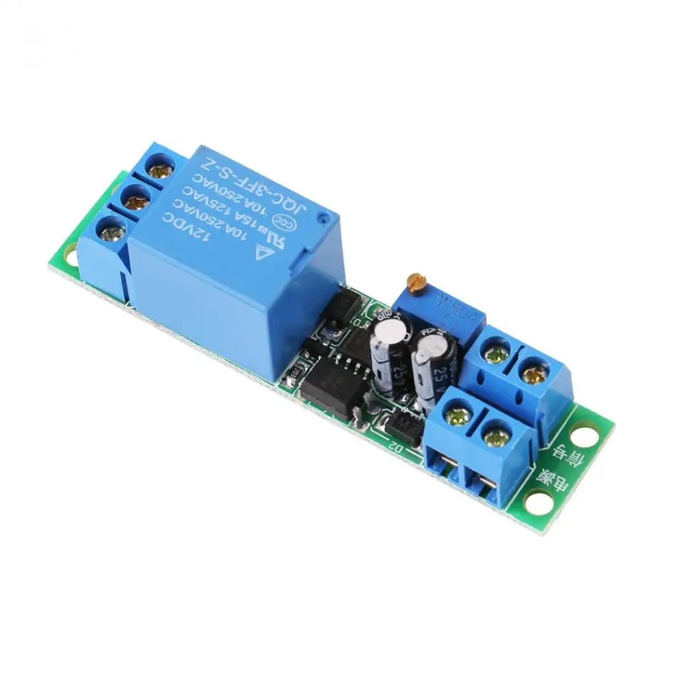 DC 12V Adjustable Signal Trigger Delay Timer Switch Delay Turn Off Relay Module