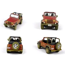 Старая версия 1:27 Jeep Wrangler Rubicon сплава литья под давлением автомобилей модель игрушки для детей Подарки Новый в коробке для сбора с