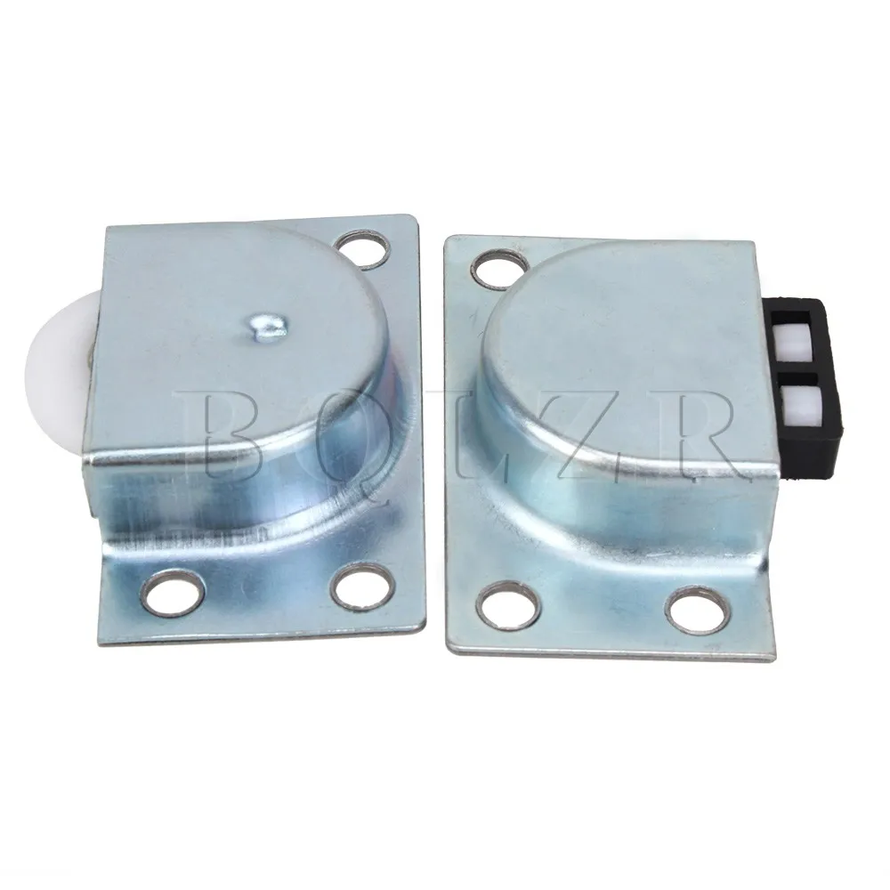 BQLZR 2x Silver Metal Furniture Closet Sliding Door Roller Automatic Catch Wheel Set BQLZR 2x Silver Metal Furniture Closet Sliding Door Roller Automatic Catch Wheel Set