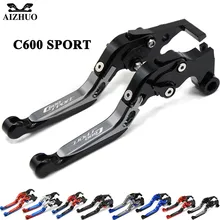 C600 спортивные CNC мотоцикла тормозной рычаг сцепления Алюминий выдвижная регулируемая Folddable для BMW C600 спортивные 2011