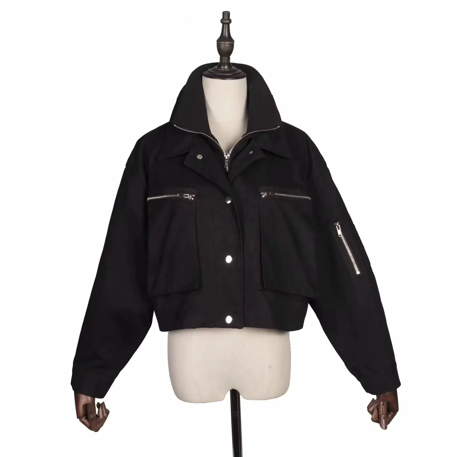 Длинное пальто Джинсовая куртка Женская куртка-бомбер женская куртка