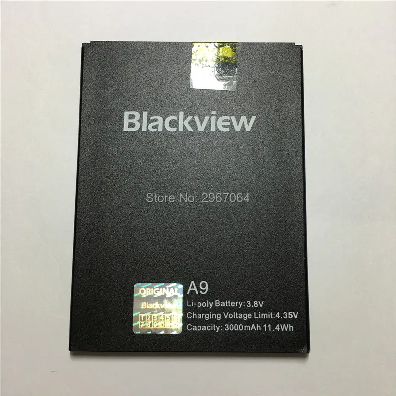 Mobile phone battery Blackview A9 battery 3000mAh High capacit Mobile Accessories Original battery  for Blackview phone battery 