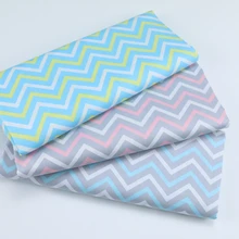 Метр волны серии хлопок саржевая ткань, Лоскутная Ткань, DIY шитье стеганое жировые кварталы материал для ребенка и ребенка