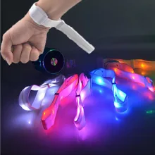 Voice Control Colorful font b LED b font font b Bracelet b font Light Up Flashing