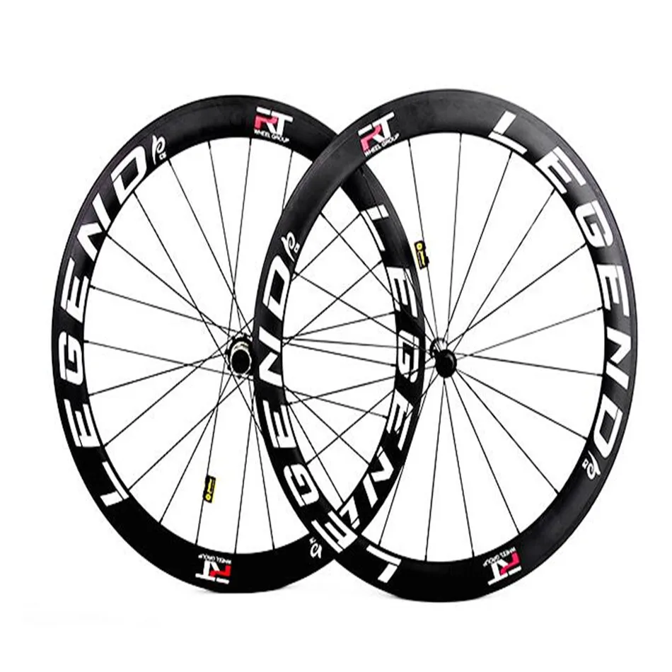 

RT Road Bike Bicycle C38 C50 Racing Competition Wheels Full Carbon Fiber Wheelset Rim