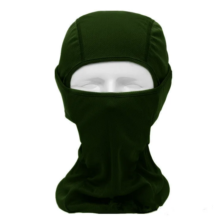 Шапка Зимняя Ветрозащитная Балаклава Лыжная маска для лица мотоциклетная грелка для шеи тактическая Балаклава Капюшон-конечная Тепловая удерживающая отрезка - Цвет: TBE11 Army green
