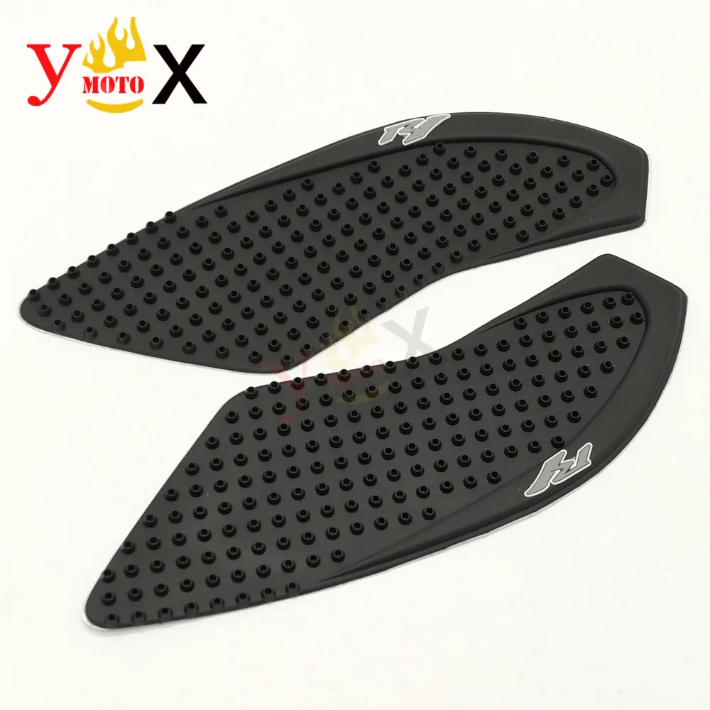 Motorcycle Anti Slip Rubber 3M Fuel Gas Stickers Knee Grips 3D Tank