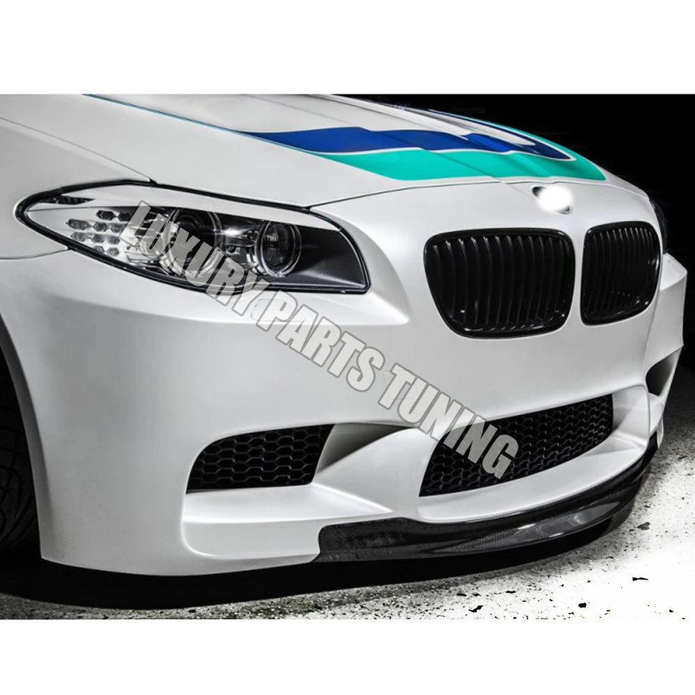 F10 M5 RPK Стиль углеродного волокна передний спойлер для BMW F10 M5 бампер 2010-(не может поместиться F10 менять на M5 выглядят