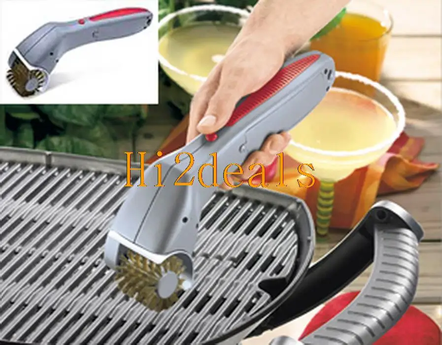 Barbecue tools Cordless Motorized BBQ Grill Cleaning Brush Cleaner silicon basting brushgrill