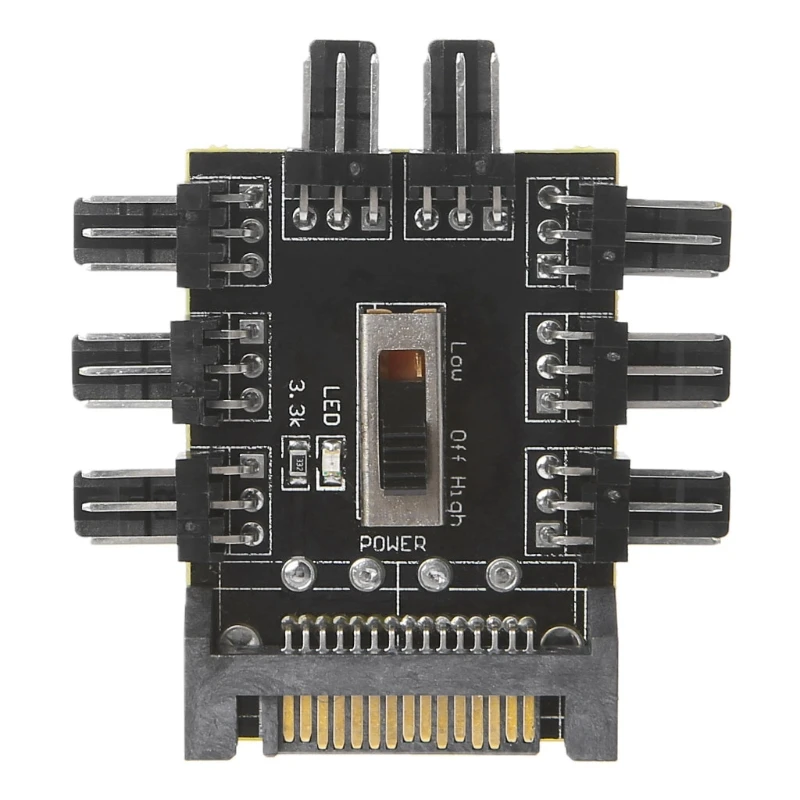 1 Pc High Quality Cooling Fan Hub Multi Way Splitter Cooler Cooling Fan