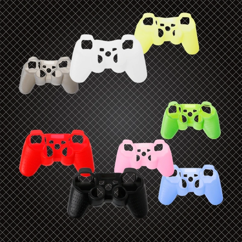 For Sony Playstation 3 Controller Silicone Case Protective Skin Cover Wrap Case for PS3 Controller Joystick Gel Rubber for PS3