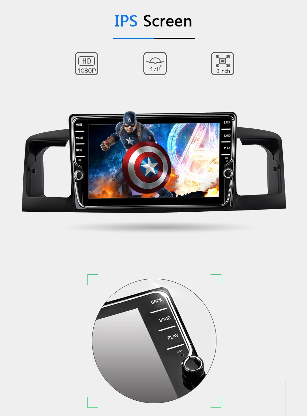 Top FUNROVER IPS Screen Android 8.0 car multimedia player dvd GPS auto Radio for toyota Corolla E120 e 120 BYD F3 WIFI stereo DSP 4G 10