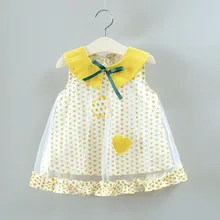 Праздничное платье принцессы из тюля в горошек с сердечками для вечерние девочек, одежда, платья для маленьких девочек, vestido infantil, платье для новорожденных