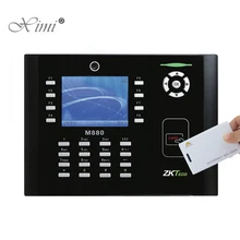 Новое поступление ZK M880 3,5 дюймовый цветной экран TCP/IP карта время контрольные часы, засекают время присутствия 125 кГц RFID карта времени рекордер с камерой