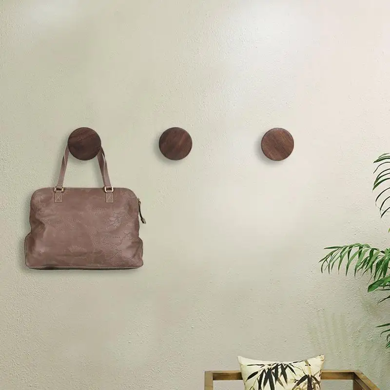 Creative Wall Colour Painting Wood Hook Hanger Hat Coat Door Clothes Rack Decorate European and