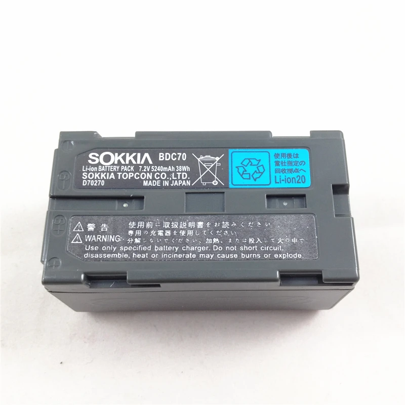 

NEW SOKKIA TOPCON BDC70 Li-ion battery 7.2V 5240mAh FOR Total Station / GPS