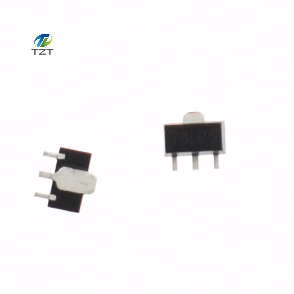 10 шт./лот в катушке 78L05 5 В SOT 89 SMD стабилизатор напряжения с тремя зажимами хорошее
