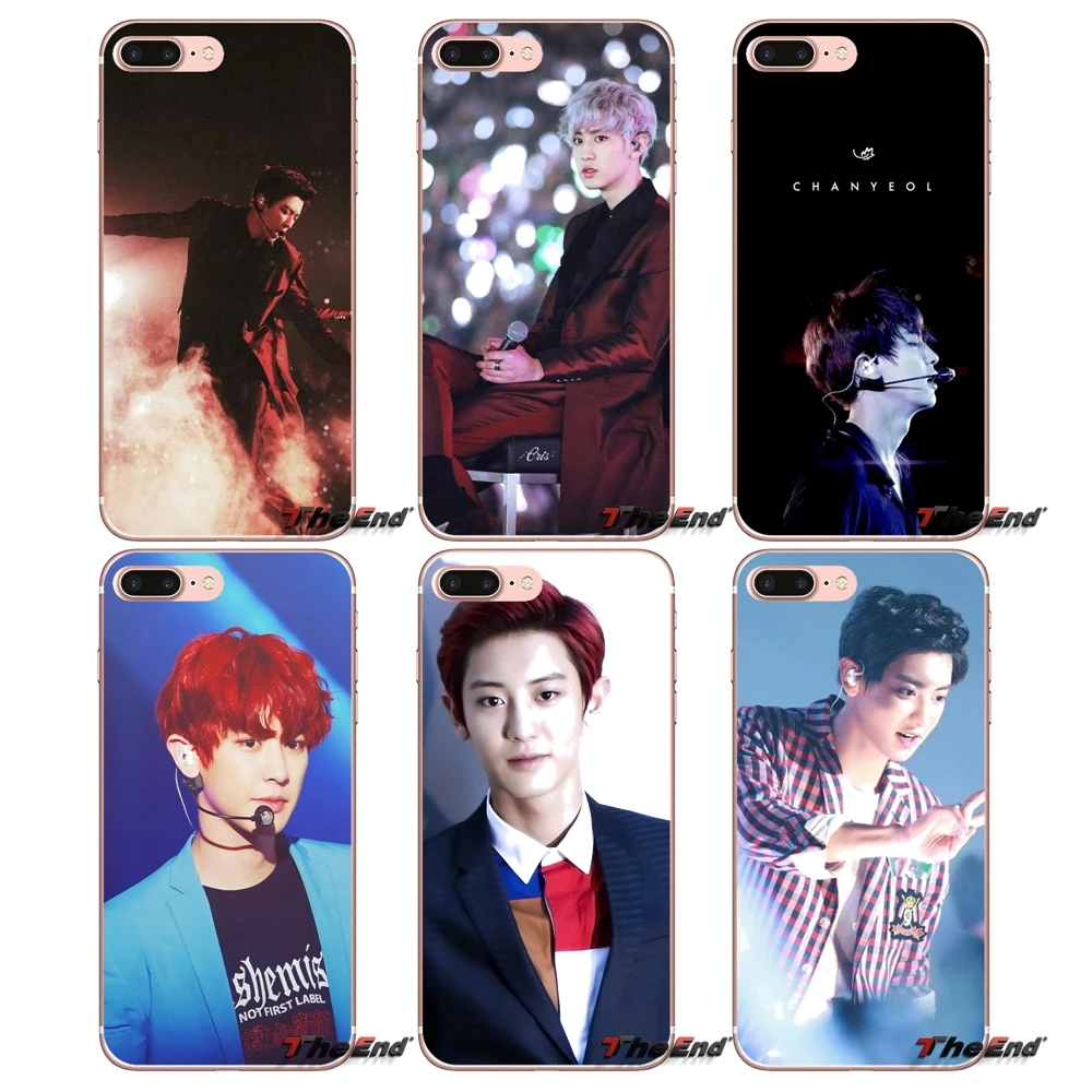 Чаньеол парк Чан Ёль Exo Kpop для Sony Xperia Z Z1 Z2 Z3 Z5 compact M2 M4 M5 E3 T3 XA Aqua LG G4 G5 G3 G2 Mini Capa TPU