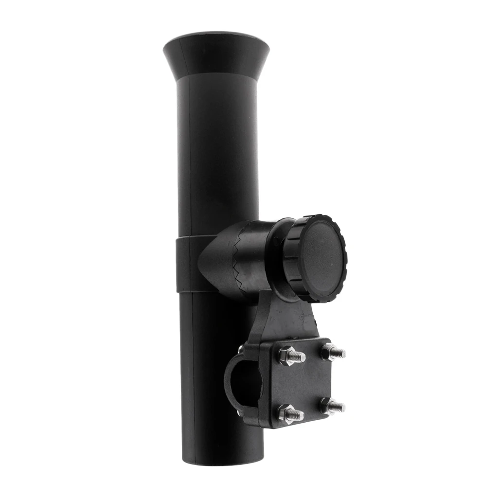 

Adjustable Rail Mount Bracket Fishing Rod Holder Raft Boat Kayak Fishing Tackle Tool Accessories