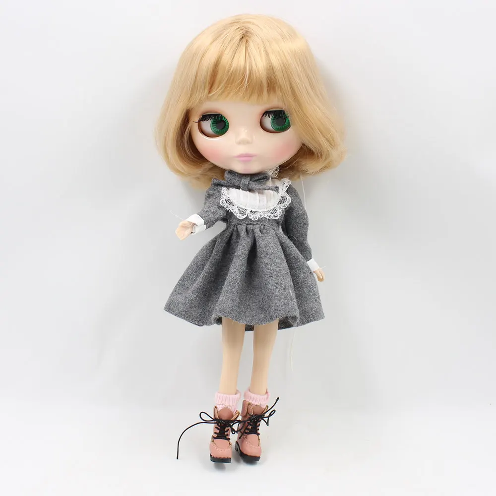 Blyth doll clothes to long sleeves кружевная Униформа без обуви подходит для 1/6 30 см ледяная