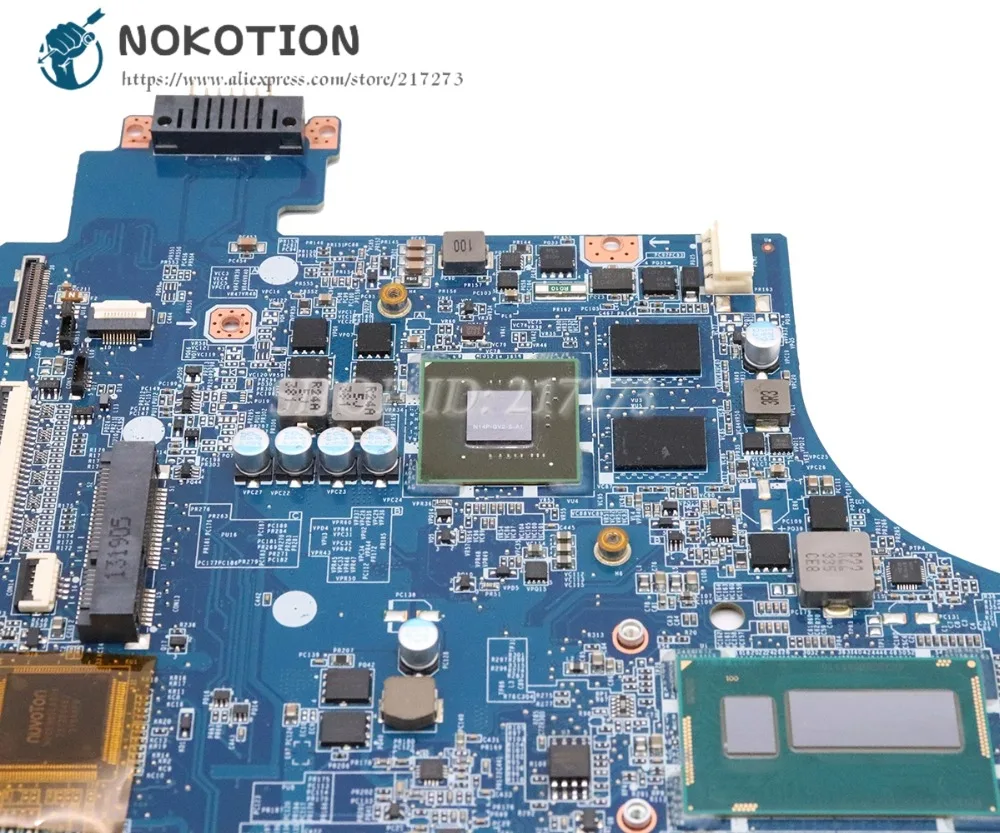 Greatest  NOKOTION For Sony Vaio SVF15 SVF153 Laptop Motherboard A1971744A DA0HKDMB6D0 MAIN BOARD SR170 I5-42