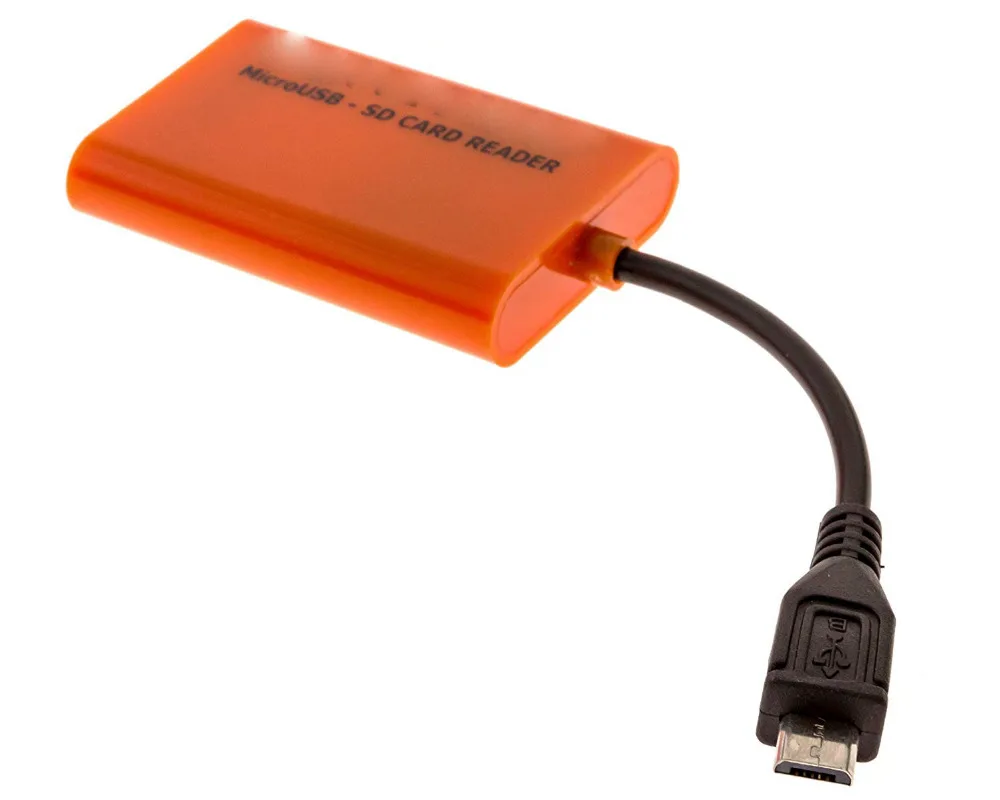 

Bajotien SD Micro SD Memory Card Reader Trail Camera Viewer for Android Micro-USB & Type-C OTG Smart Phone to View Deer Hunting