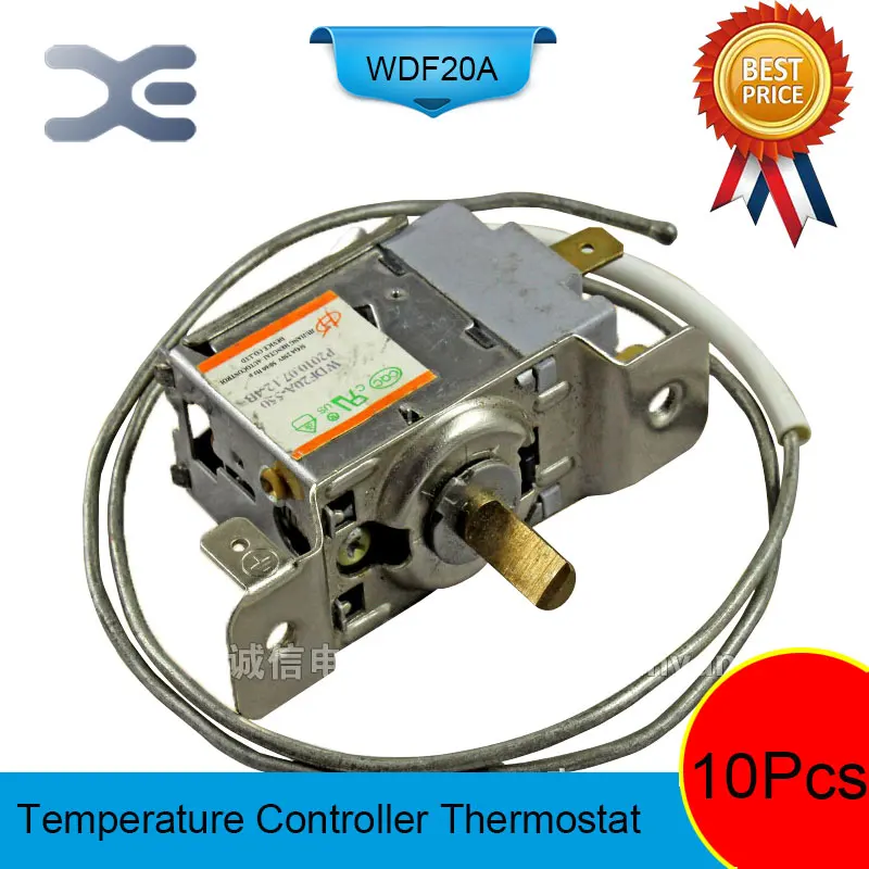 

10Pcs Refrigerator Parts Thermostat Frigo Repairing Refrigerators Thermostat For Refrigerator WDF20A-550 250V