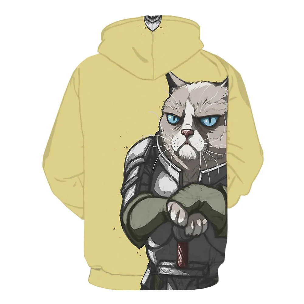 KYKU 3d Hoodies Cat Sweatshirts men Flame Hoody Anime Animal Hoodie Print Harajuku Sweatshirt Printed Gothic Hooded Casual