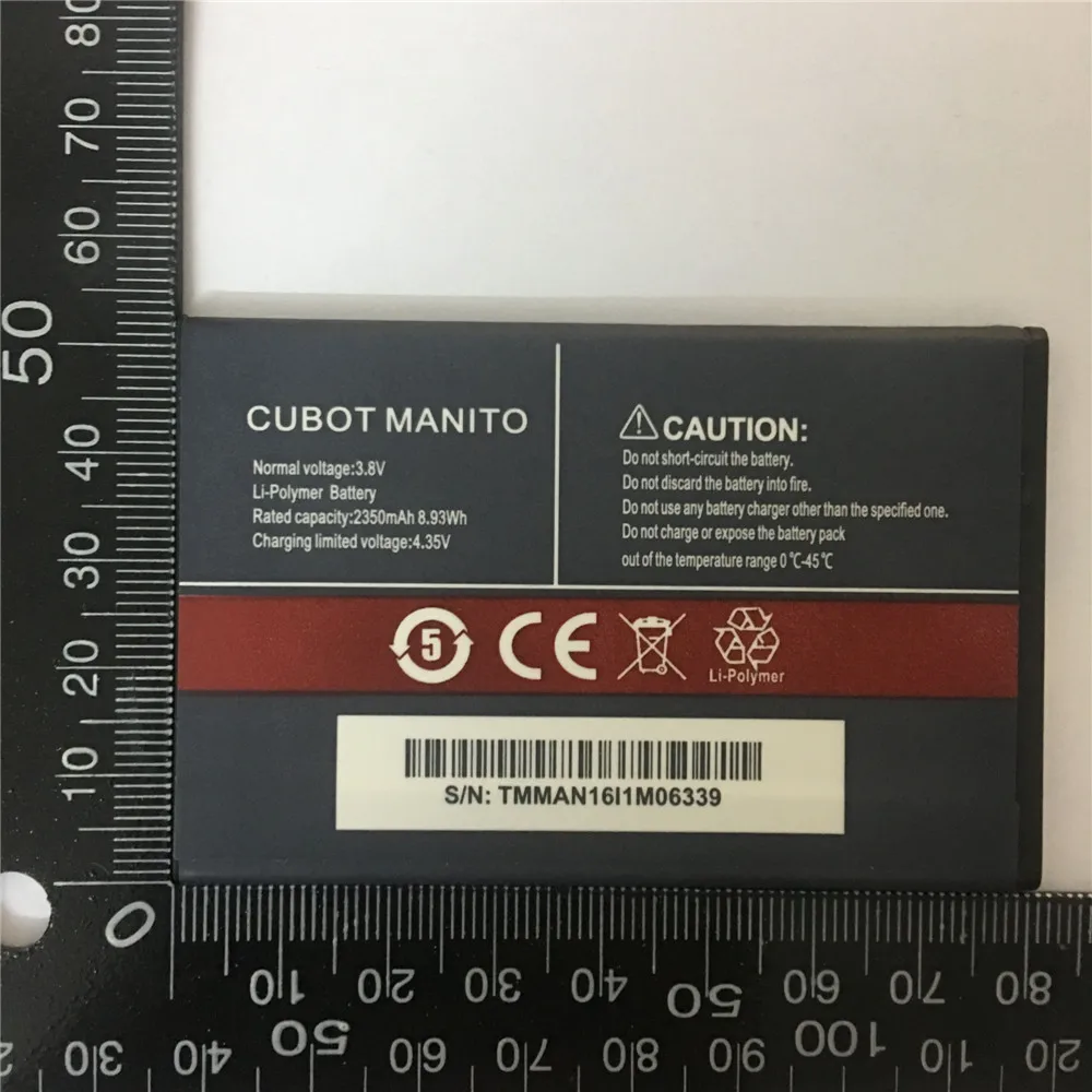 Для CUBOT MANITO Batterie Bateria Batterij аккумулятор 3,8 V 2350mAh