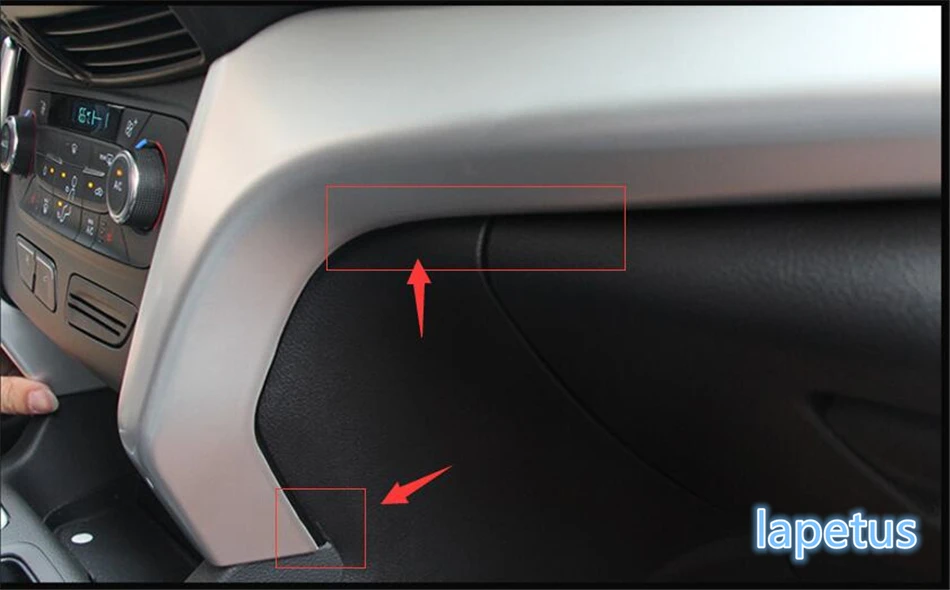 

Lapetus Central Middle Control Instrument Panel Decoration Frame Cover Trim Fit For Ford Kuga / Escape 2017 2018 2019 ABS
