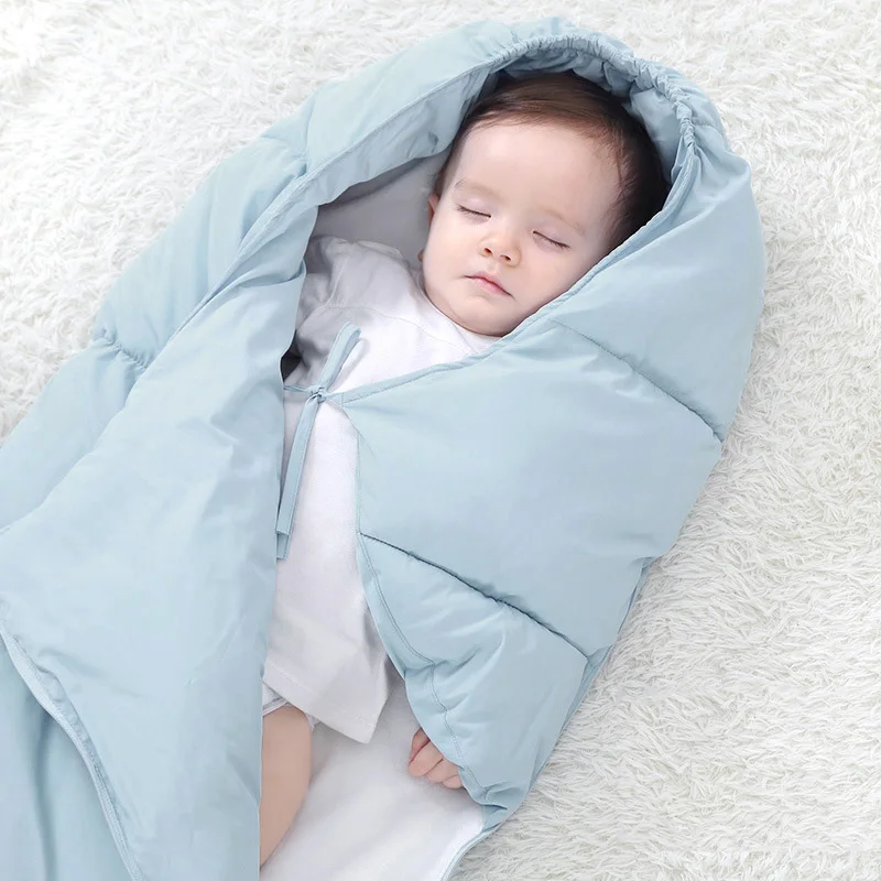 

Envelopes for Newborn Cotton Baby Sleeping Bag Newborn Footmuff Baby Sack Winter Warm Infant Hooded Envelope Sleep Bag Swaddle