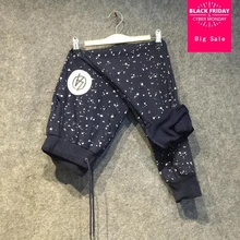 Модные брендовые повседневные хлопковые брюки с завязками, дизайн, большие размеры, брюки с принтом, брюки-карандаш в стиле хип-хоп, wj358