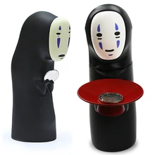 Hayao Miyazaki Spirited Away Cartoon No Face Action Figure Toy Coin Bank Piggy Automatic Eaten Coin