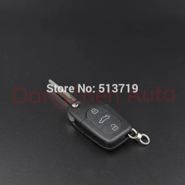 

Car Key covser Flip Folding Remote 3 Button Fob Car Key shell Uncut Blade for Audi A2 A3 A4 A6 A8 TT car Accessories Key Case