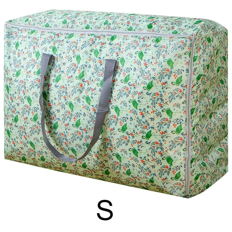 Утолщенная оксфордская ткань стеганая сумка для хранения с принтом Фламинго дорожная сумка для дома Домашняя одежда дорожный органайзер для багажа сумки - Цвет: 2