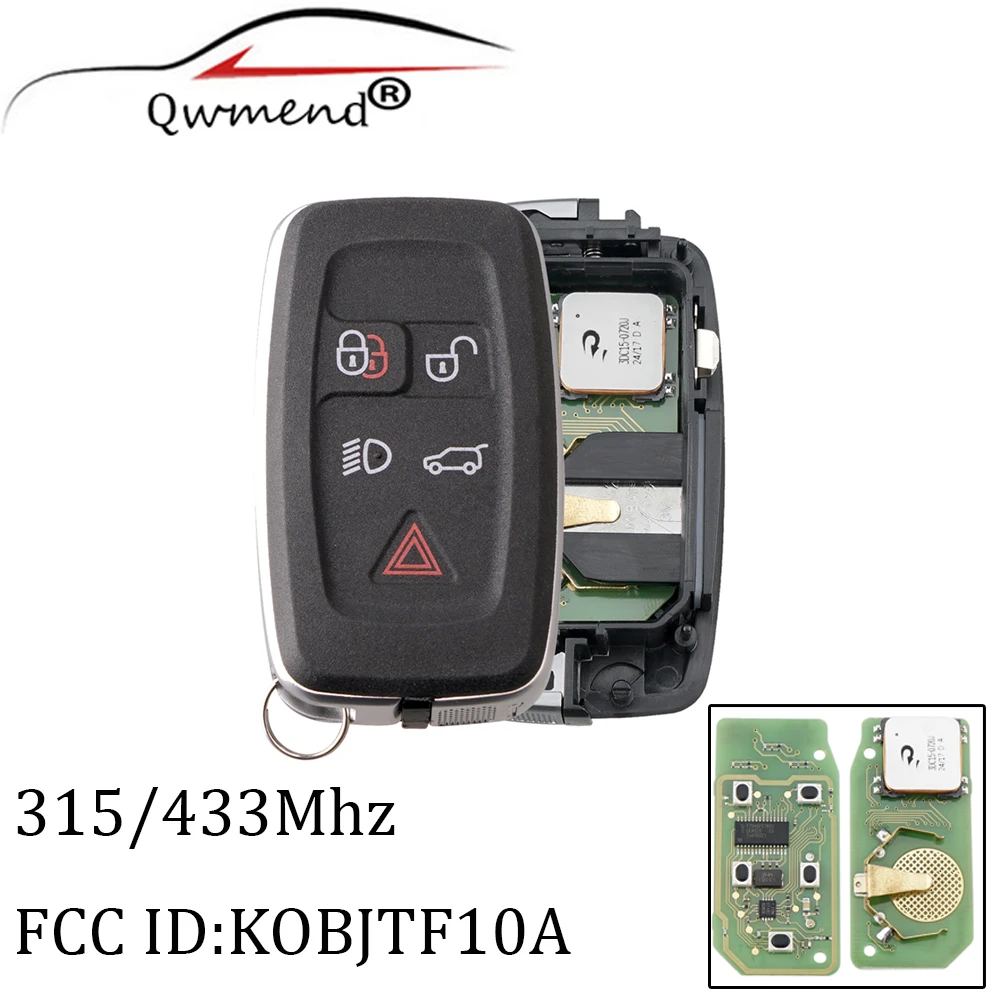 433Mhz/315Mhz Remote Control Key For Land Rover LR2 LR4 2010 2012 Car