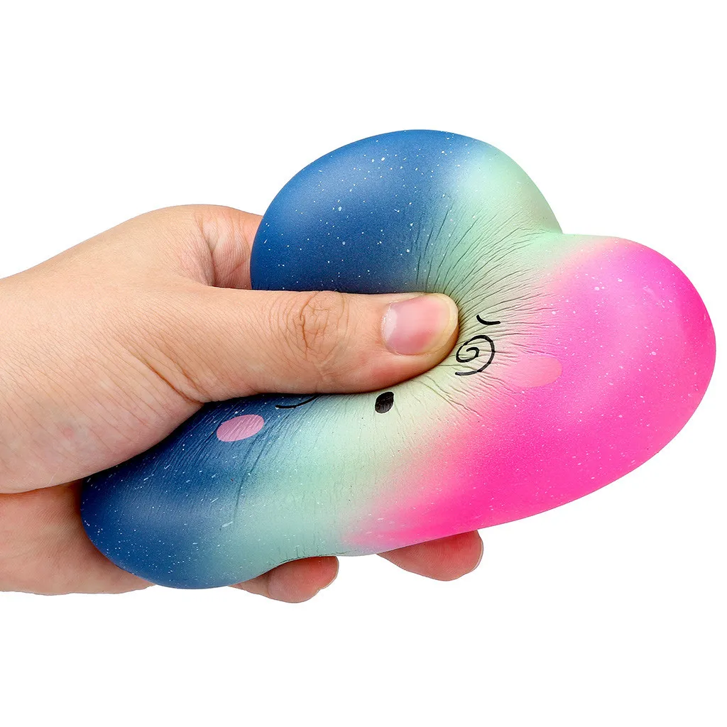 Kawaii Coloful Cloud медленно поднимающаяся кукла милые мягкие для сжатия Игрушка снятие стресса игрушка для детей подарок Изысканная игрушка-антистресс