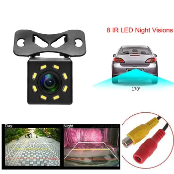

Car Rear View Camera Universal Reverse Backup Parking Camera 8 LED Night Vision 170 Rearview Camera Only For Car Radio