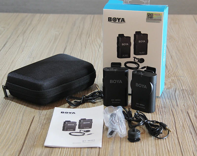 Беспроводной микрофон BOYA WM4 Pro II всенаправленный петличный для цифровой