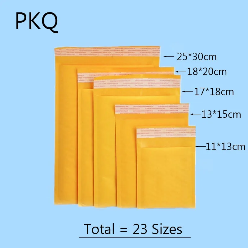 100pcs/lot White Bubble Mailers Padded Envelopes Packaging Shipping
