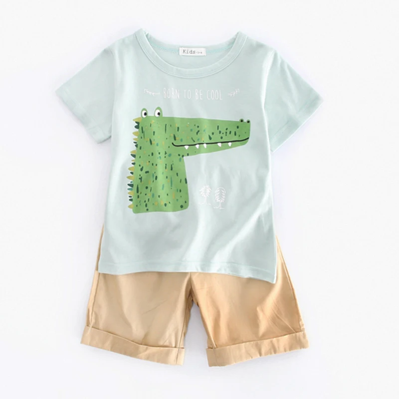 Boys clothes 5 years toddler boys clothing set summer shorts t shirt 2