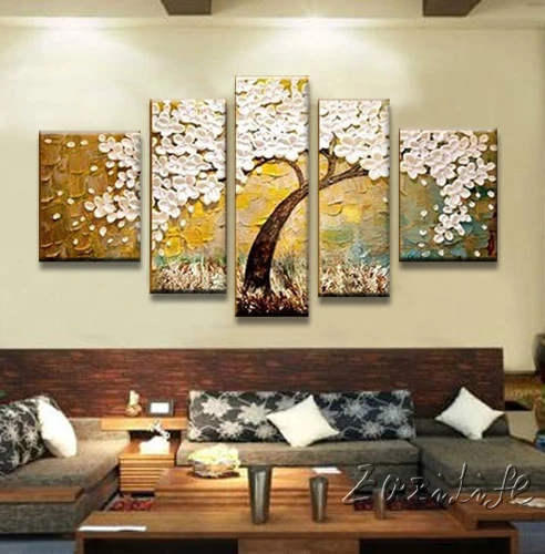 

Oil Painting 3 Panel 3 Piece Canvas Cuadros decoracion Wall Art Picture Modern Abstract Home Decor Living Room Set Palette Knife